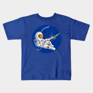 Astronaut Meets Alien Kids T-Shirt